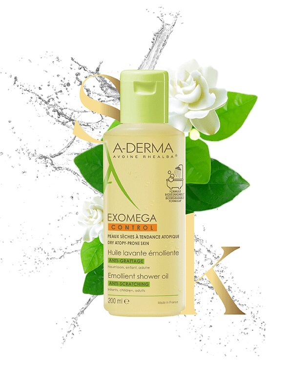 Aderma-exomega control-emollient shower oil-Anti sctratching-200ml