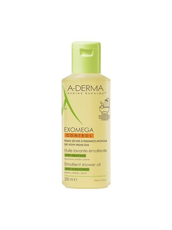 Aderma-exomega control-emollient shower oil-Atopy prone skin-200ml