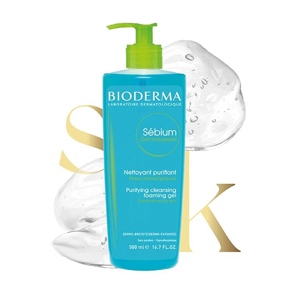 Bioderma-sebium-foaming gel-combination skin-500ml