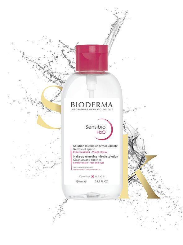 Bioderma-Sensibio h2o-micellar solution-make up removing-sensitive skin-850ml