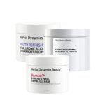 Herbal Dynamics-Revitage-Firming gel-Clearing clay mask-cacao and chamomille-youth refresh-hyaluronic acid