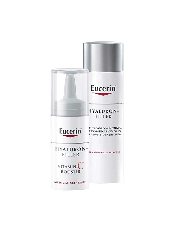 Eucein-hyaluron filler-vitamin c booster-normal to combination skin-UVA protection