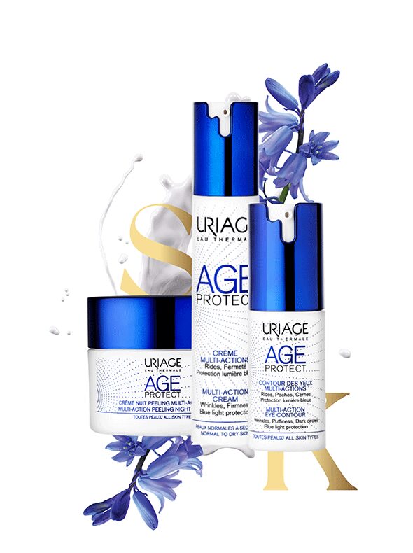 Uriage-age protect-all skin types-normal to dry-wrinkles-puffiness-peeling