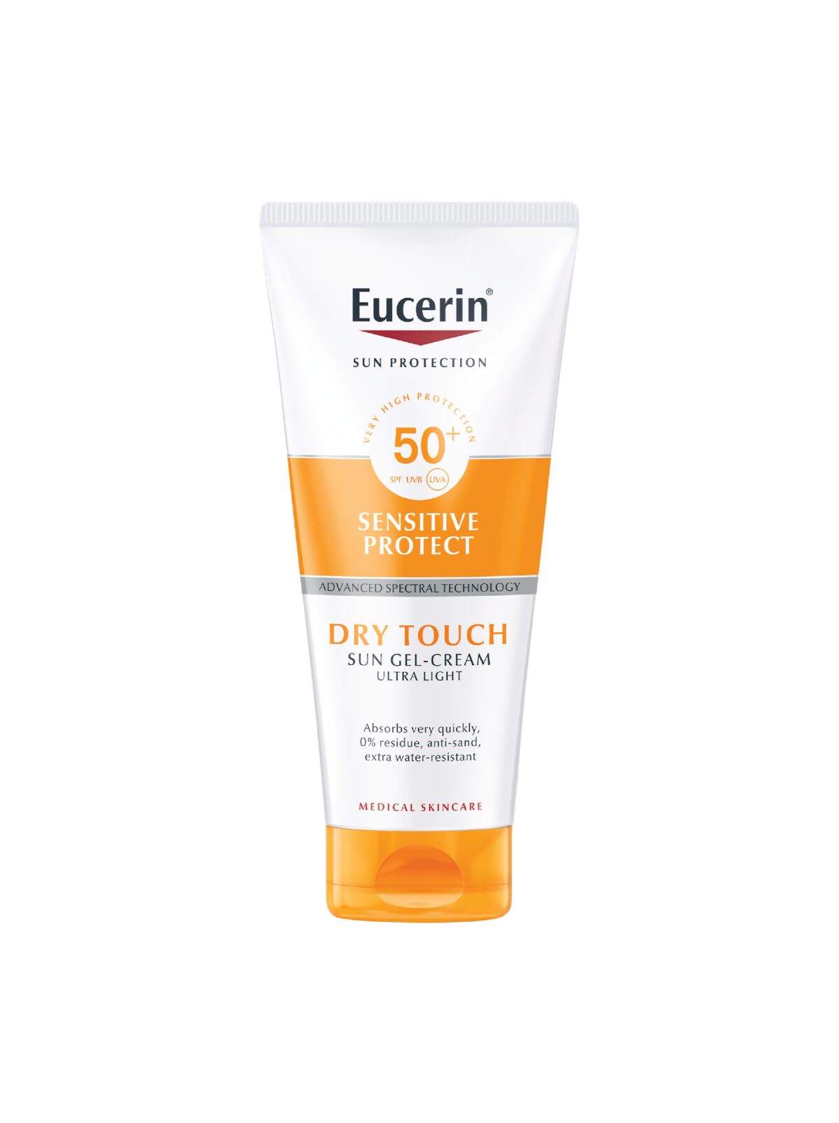 sunscreen - body gel - lotion - dry touch - eucerin