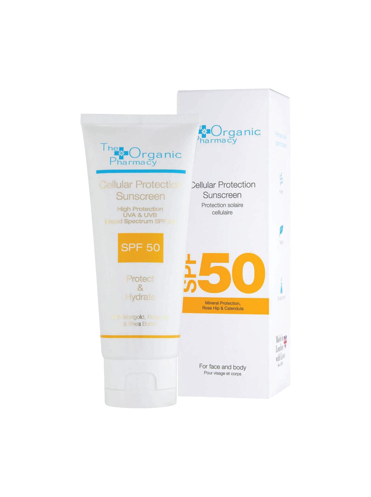 cellular protection- sunscreen - broad spectrum - face - body