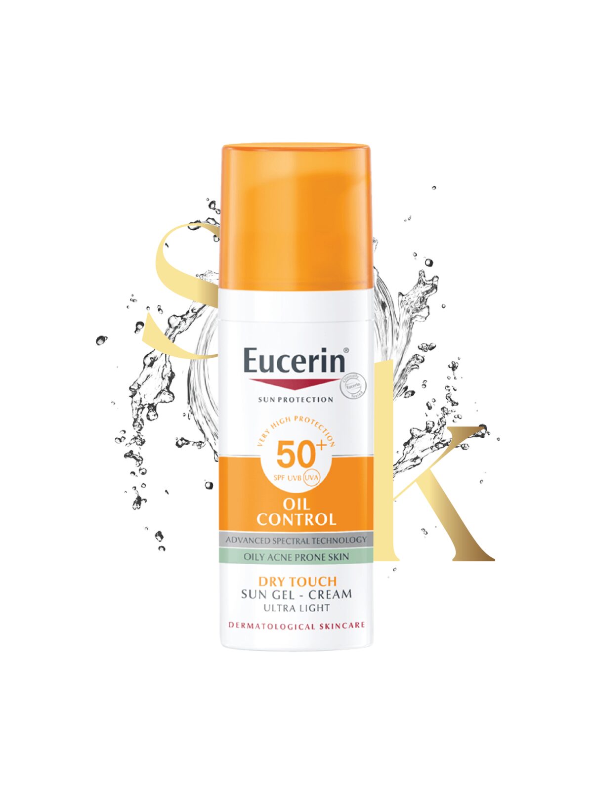 oil control - eucerin - dry touch - sunscreen - SPF 50
